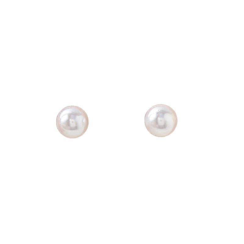 Summer Korean Simple Retro 925 Silver Needle Pearl Earrings - Pearl Earrings That Make Summer Sizzle with Style