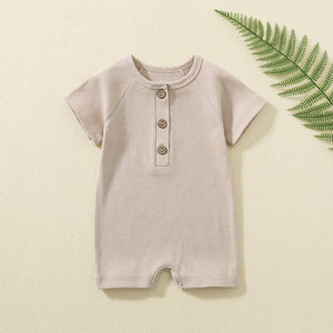 Baby Fart Jacket Cotton Leisure in Multiple Colors for 3 to 24 Months - Summer Short-sleeved baby fart jacket