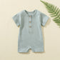 Summer Short-sleeved Baby Fart Jacket - Summer Short-sleeved Baby Fart Jacket in Cotton