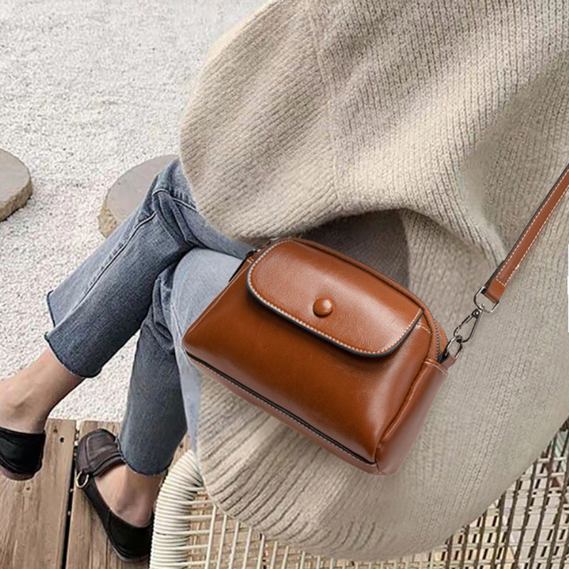 Summer Simplicity Shoulder Mini Bag with Leather Lining and Multiple Pockets - Teleplus for Wholesale foreign trade