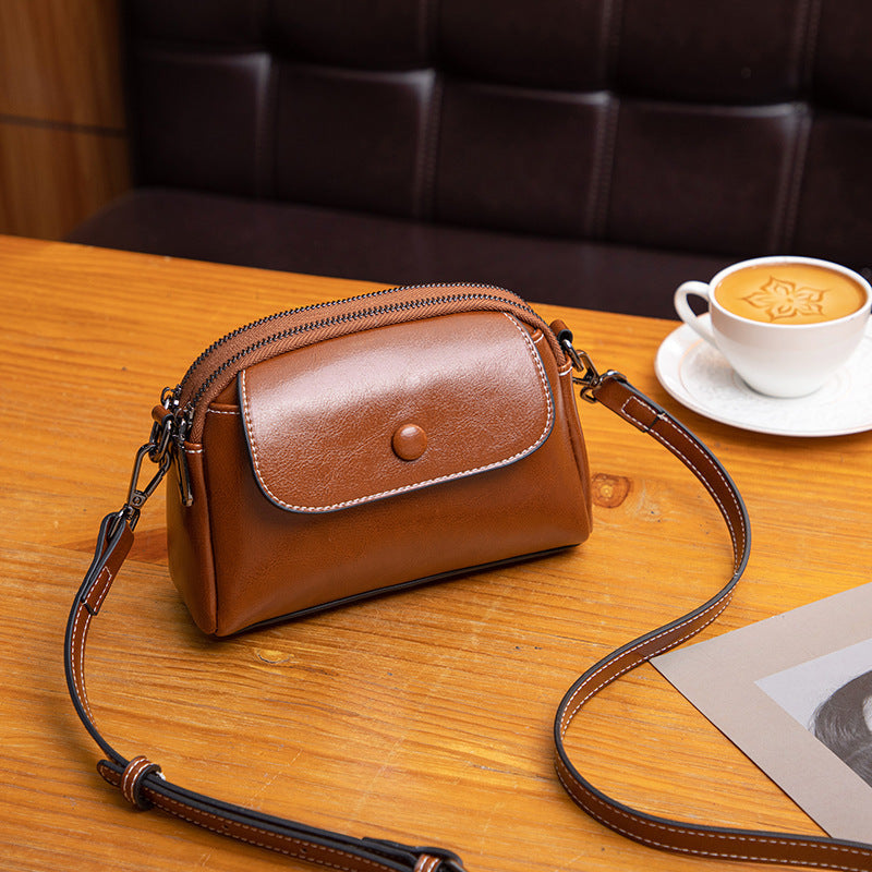 Summer Simplicity Shoulder Mini Bag with Leather Lining and Multiple Pockets - Teleplus for Wholesale foreign trade
