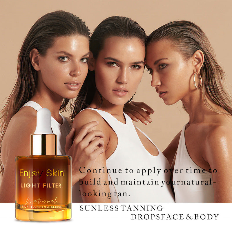 Sun Damage Repair Black Lotion Oil 30ml Hydrating Brightening Treatment - Teleplus sun tanning black lotion oil