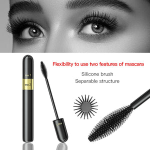 Sunflower Double Effect Waterproof Mascara for Long Thick Curling Lashes - Teleplus sunflower double effect waterproof
