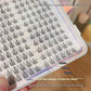 Sunflower Eyelash Book 12mm Single Cluster Natural Fine Stem False Lashes - sunflower eyelash book single cluster