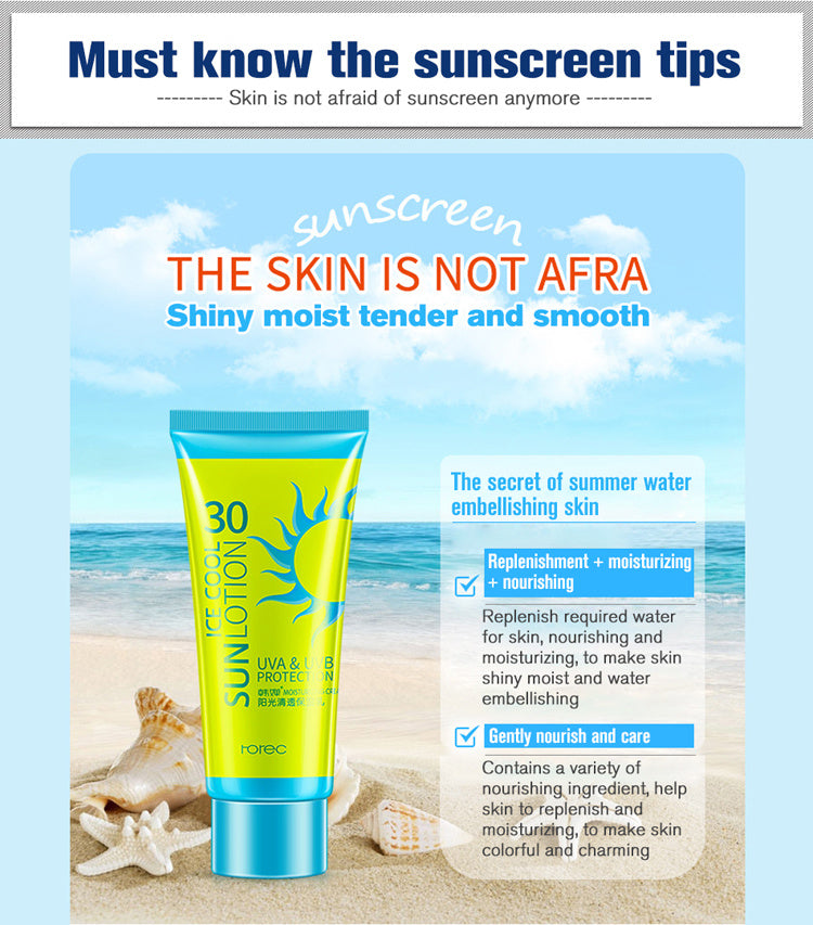 Sunscreen Cream Protetor Facial Cream Sunscreen Clear Moisturizing Lotion - Sunscreen Lotion for All Skin Types No Burn