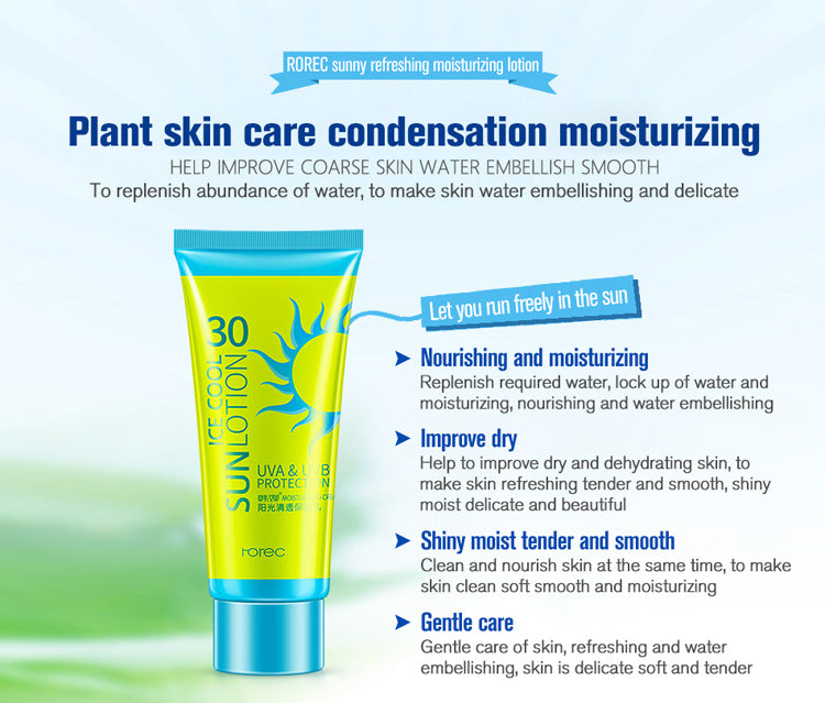 Sunscreen Cream Protetor Facial Cream Sunscreen Clear Moisturizing Lotion - Sunscreen Lotion for All Skin Types No Burn