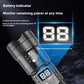 Super Bright 5W Digital Display Flashlight with Zoom Power and Overcharge Protection - flashlight zoom power display