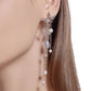 Super Fairy Asterism Pearl Tassel Earrings Long Light Luxury - Dazzle Like a Fairy in Super Pearl Tassel Earrings