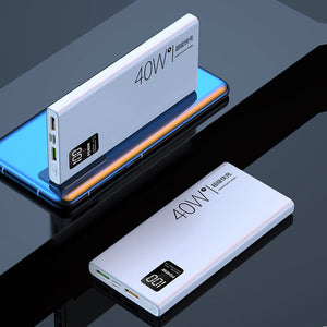 Super Fast Charging And Large Capacity 20000mAh Power Bank - Super Fast 20000mAh Power Bank with LCD Display