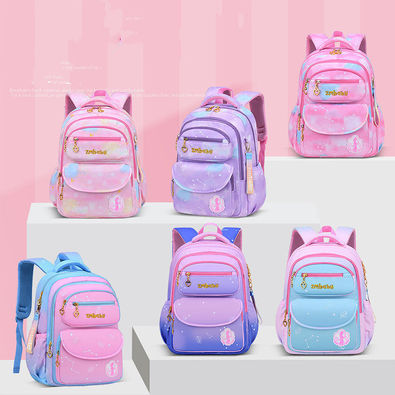 Sweet And Cute Gradient Backpack - Sky Blue Gradient Backpack for Sweet Style Fun