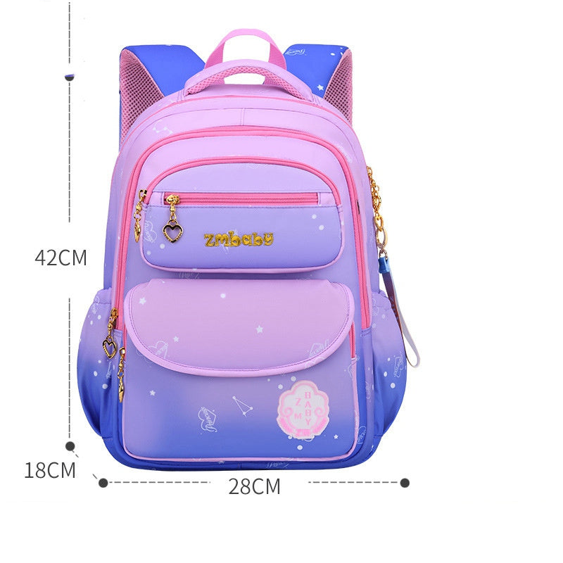 Sweet And Cute Gradient Backpack - Sky Blue Gradient Backpack for Sweet Style Fun