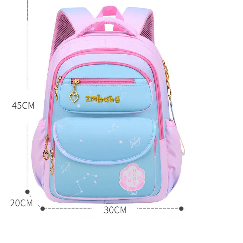 Sweet And Cute Gradient Backpack - Sky Blue Gradient Backpack for Sweet Style Fun