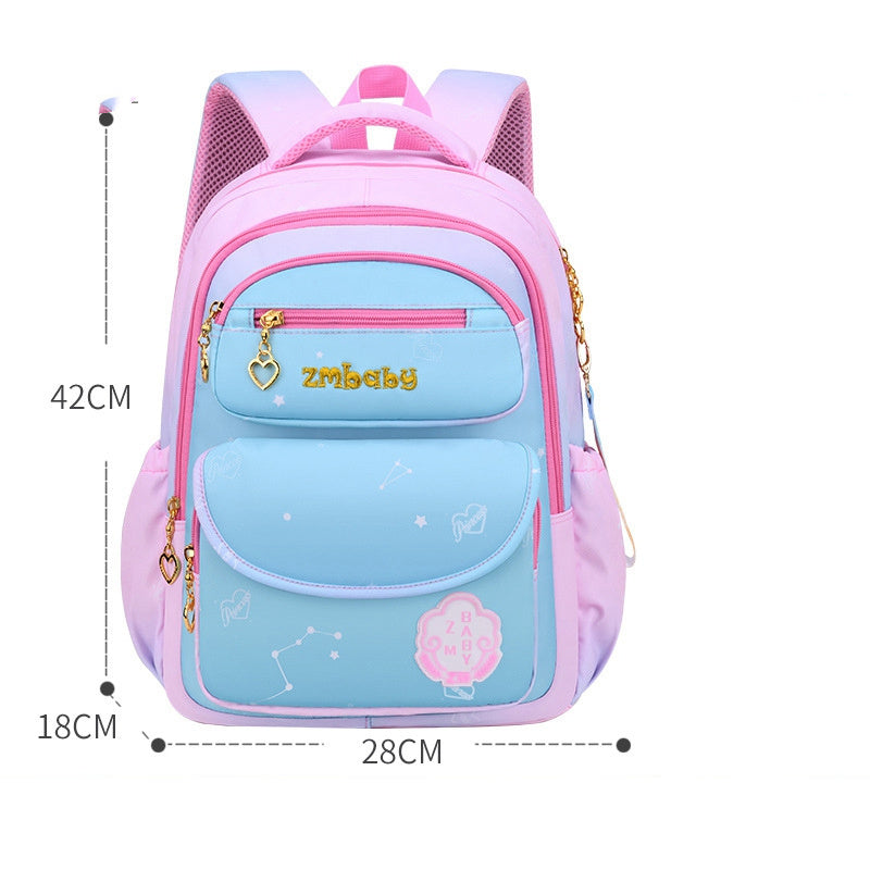 Sweet And Cute Gradient Backpack - Sky Blue Gradient Backpack for Sweet Style Fun