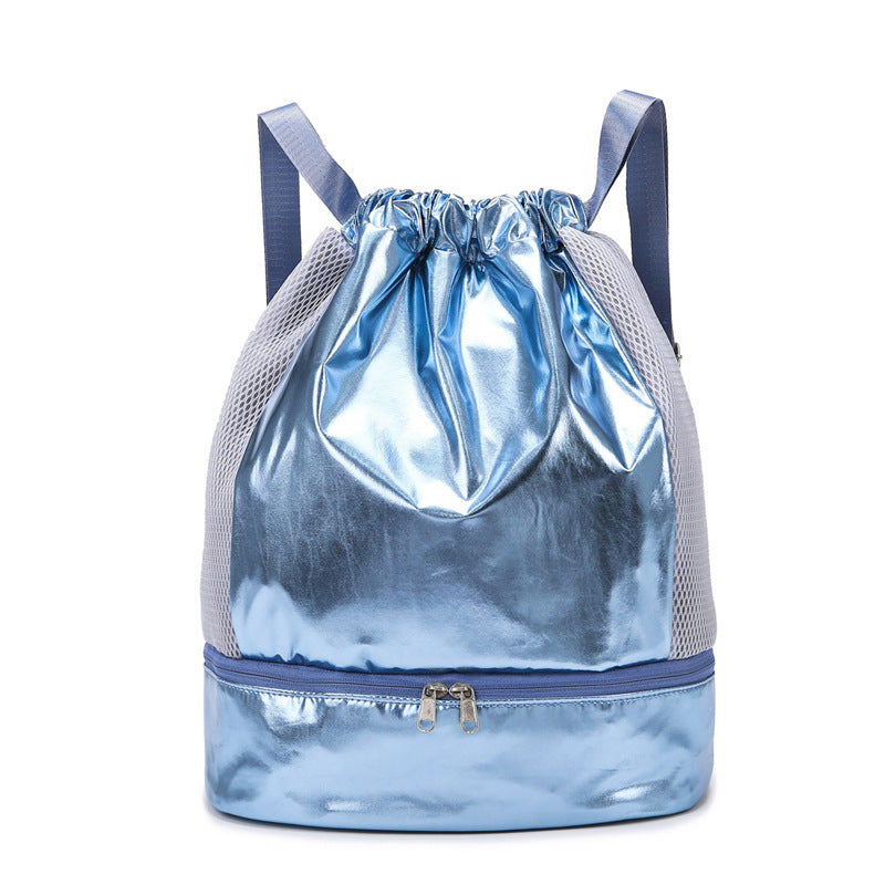 Swimming Storage Bag for Wet and Dry Items with Breathable Fabric - fitness dry wet separation swimming storage bag