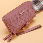Synthetic Leather Wallet in Multiple Colors with Card Slots and Compact Design