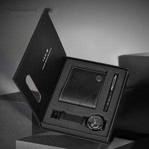T080-1 Belt Wallet Watch and Signature Pen Gift Set for Men - t080-1