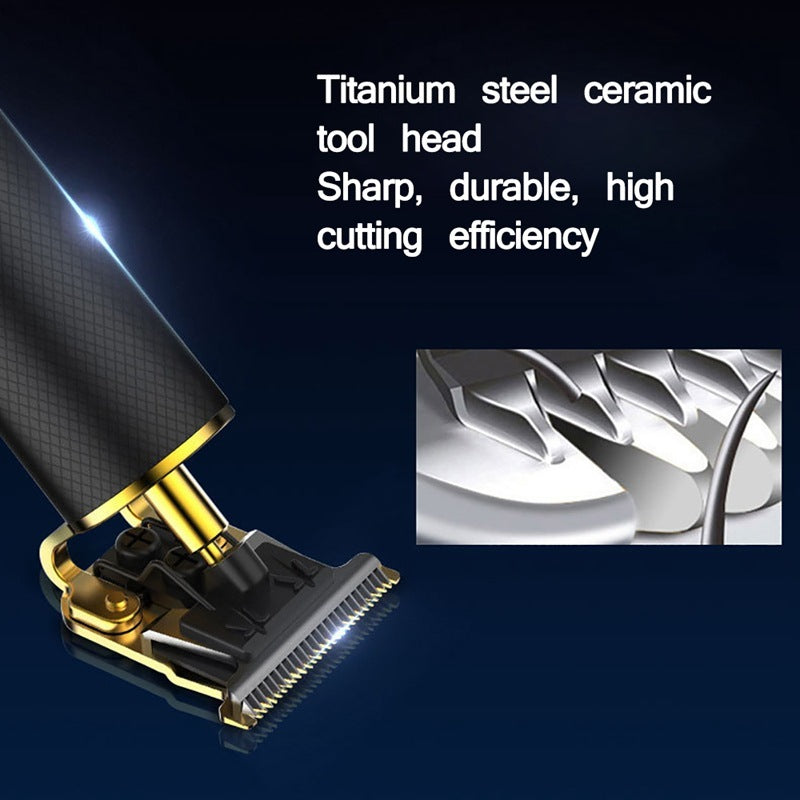 T9 Gold and Silver Charging Multifunctional Shaver with Fully Washable Cutter - Teleplus charging multifunctional