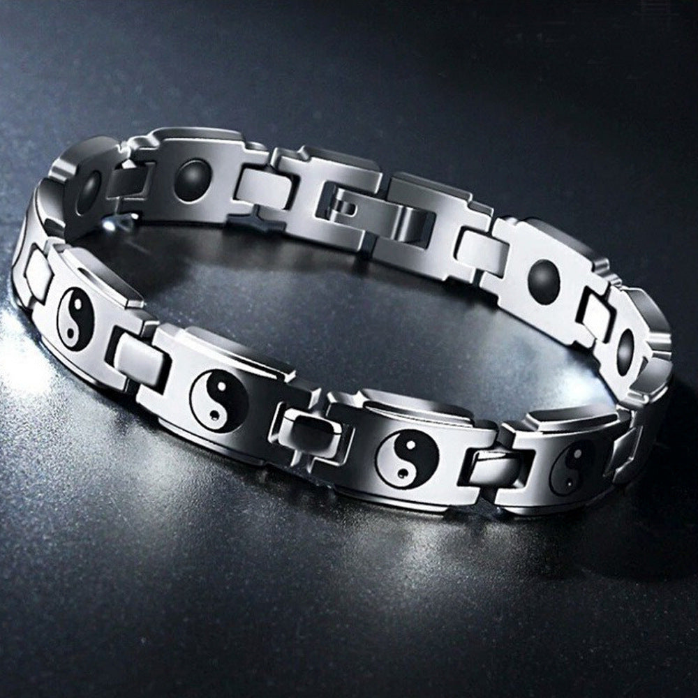 Tai Chi Titanium Steel Bracelet Jewelry For Men - Tai Chi Titanium Steel Bracelet Jewelry for Men