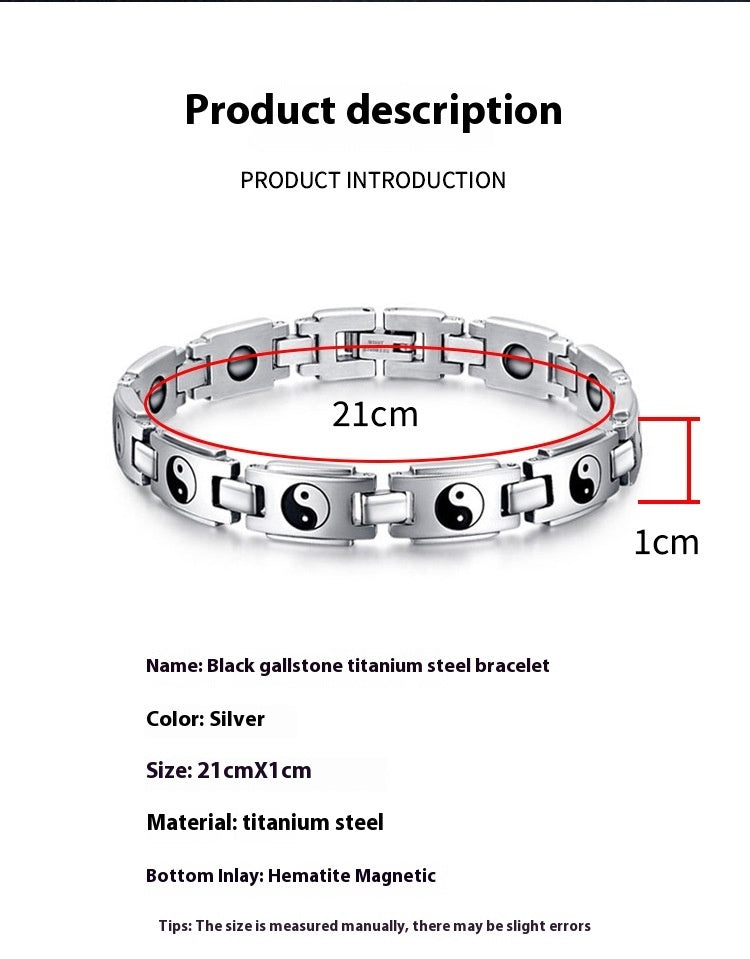 Tai Chi Titanium Steel Bracelet Jewelry For Men - Tai Chi Titanium Steel Bracelet Jewelry for Men