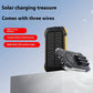 Taineng Yang Wireless Charging With Built-in Cable Outdoor Mobile Power Bank - Taineng Yang Solar Charging Wireless