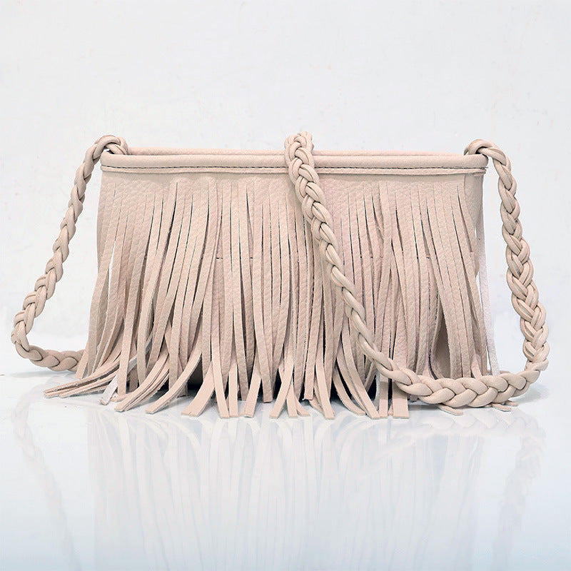 Tassel Bag Shoulder Crossbody for Women in Solid Colors - Teleplus tassel bag shoulder crossbody