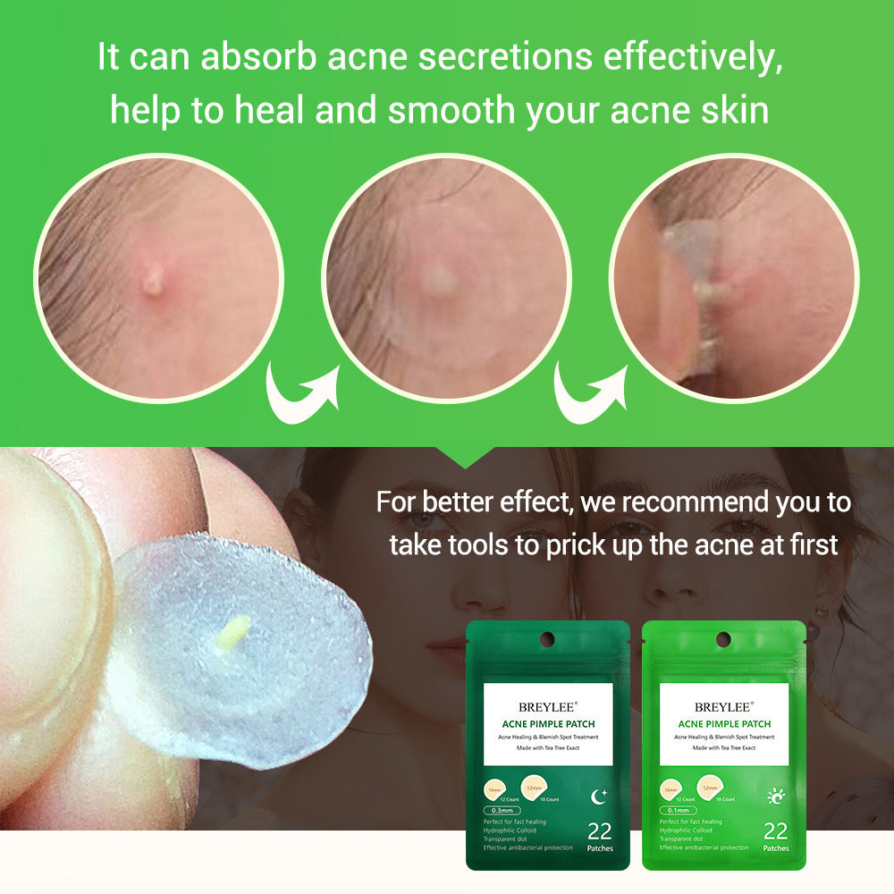 Tea Tree Acne Patch Fades Acne Marks and Ultra-thin - Tea Tree Acne Patch for Sneaky Clear Skin Magic