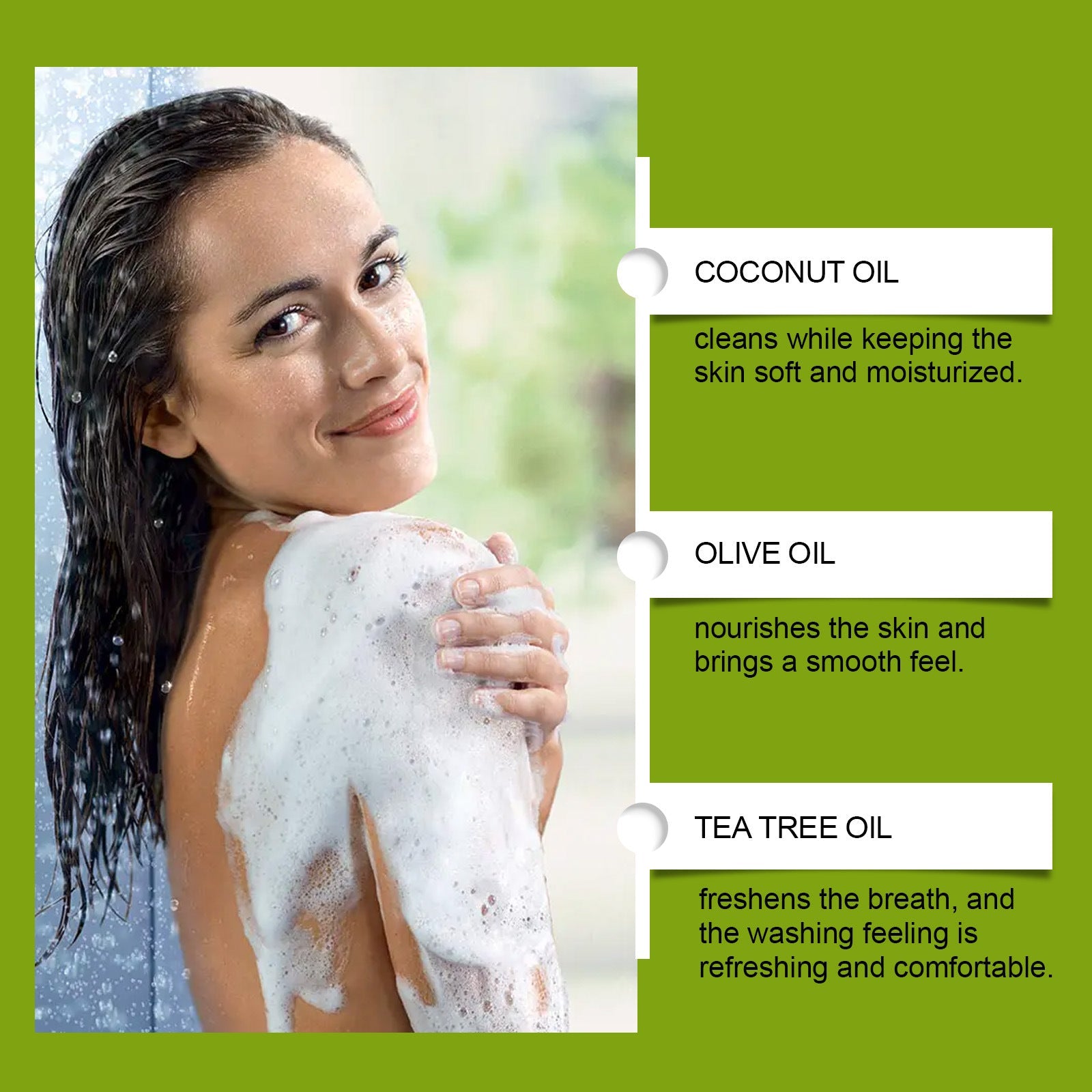 Tea Tree Oil Universal Skin Relief Bar with Coconut and Olive 100g - tea tree oil olive