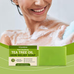 Tea Tree Oil Universal Skin Relief Bar with Coconut and Olive 100g - tea tree oil olive