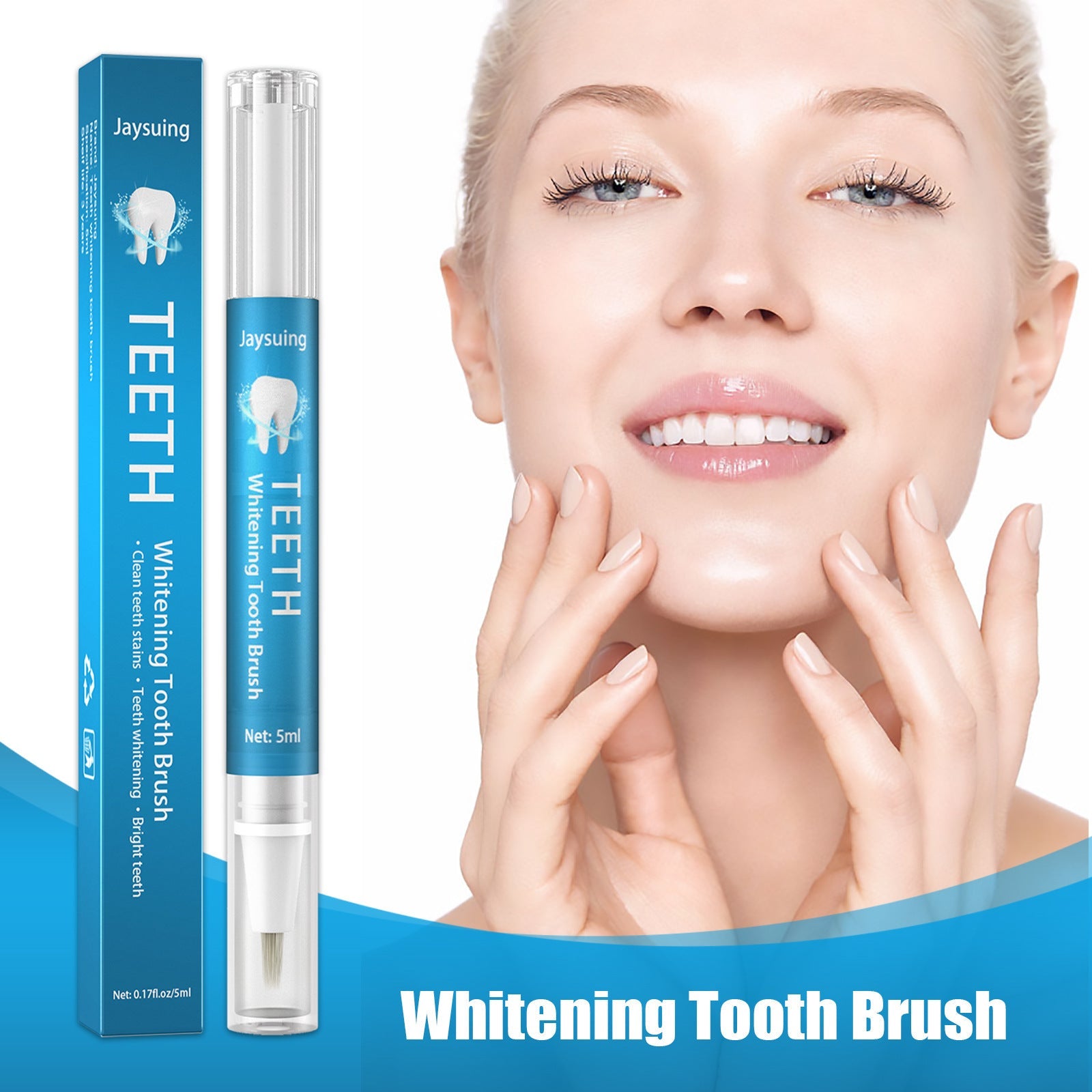 Teeth White Pen for Brightening Oral Care Remove Stains and Yellowing - Smile Brighter with the Magic teeth white pen