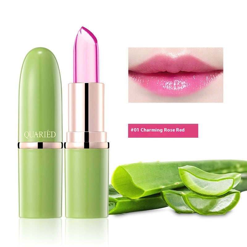 Temperature Change Lipstick with Aloe Jelly for Lasting Moisture and Easy Color - Teleplus aloe jelly temperature