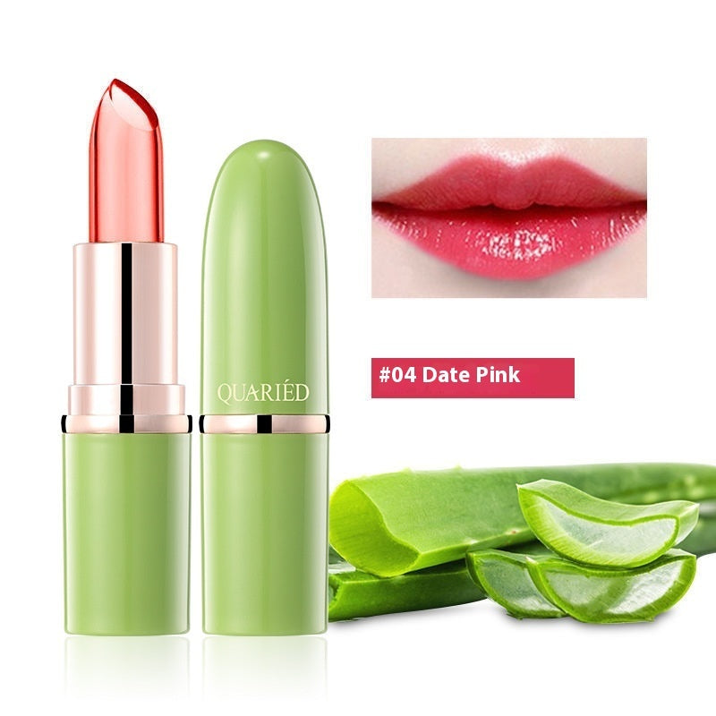 Temperature Change Lipstick with Aloe Jelly for Lasting Moisture and Easy Color - Teleplus aloe jelly temperature