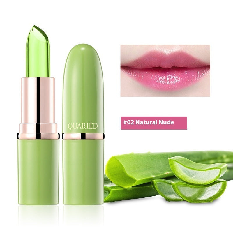Temperature Change Lipstick with Aloe Jelly for Lasting Moisture and Easy Color - Teleplus aloe jelly temperature