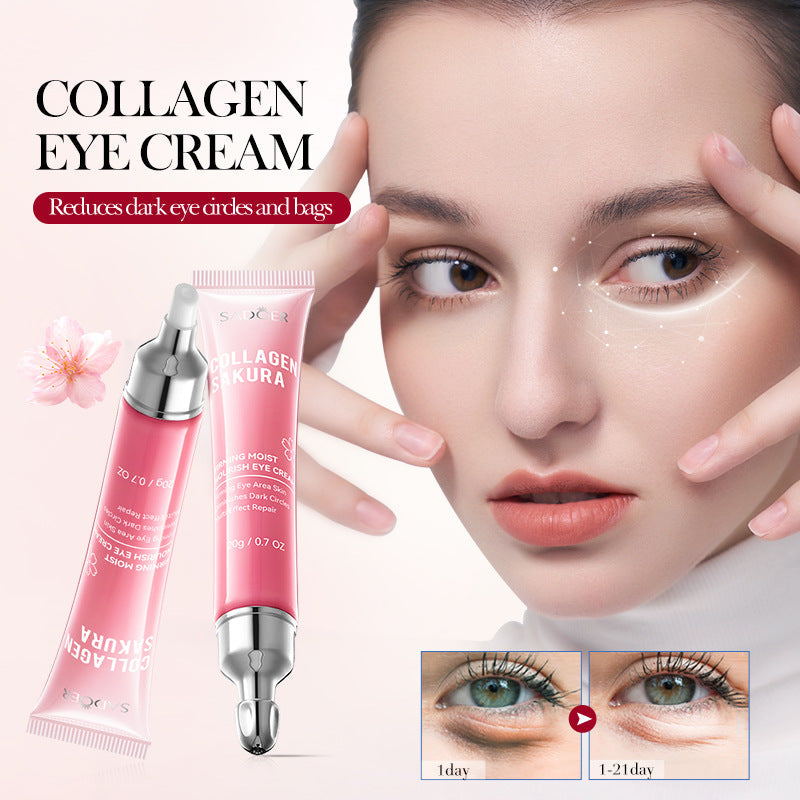 Tender Eye Cherry Blossom Collagen Cream for Universal Skin Care - Teleplus tender eye cherry blossom collagen
