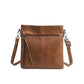 Textured Artificial Leather Packing Bag in Retro Brown Style - Teleplus textured artificial leather retro