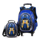 The New Men’s Detachable Trolley Schoolbag Reduces The Burden - Trolley Schoolbag: Say Goodbye to Heavy Burdens