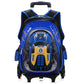 The New Men’s Detachable Trolley Schoolbag Reduces The Burden - Trolley Schoolbag: Say Goodbye to Heavy Burdens