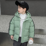 Thickened Cotton Clothes Fall Winter Coat with Zip-Up Design - cotton clothes thickened fall winter coat