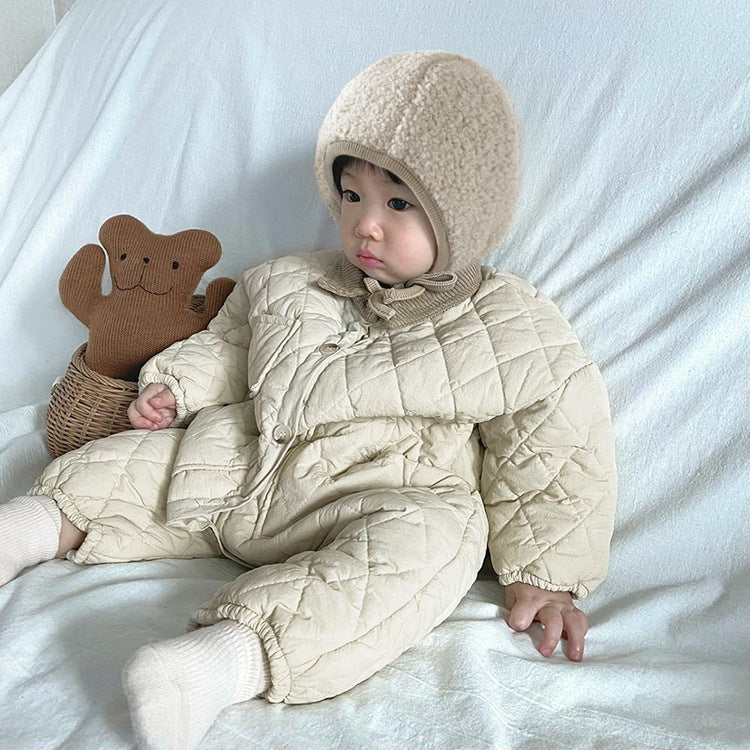 Apricot Cotton One-Piece Jacket for Women in Dark Coffee with Free Size and CHF Compatibility - Fashionable Little