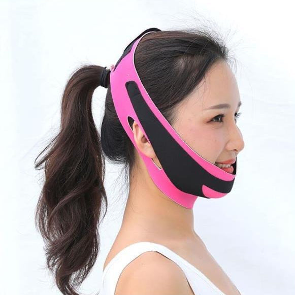 Face Slimmer Mask for Facial Massage and Slimming Device Rose Red 110x180 - Giggle Your Way to a with facial massage