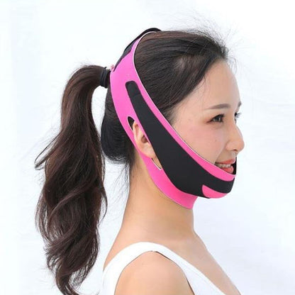 Face Slimmer Mask for Facial Massage and Slimming Device Rose Red 110x180 - Giggle Your Way to a with facial massage