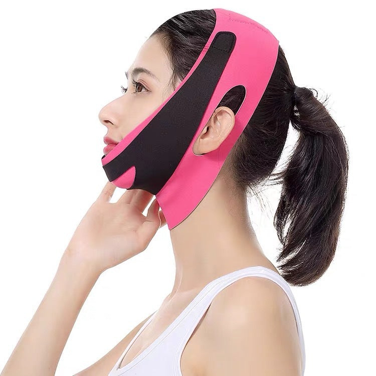 Face Slimmer Mask for Facial Massage and Slimming Device Rose Red 110x180 - Giggle Your Way to a with facial massage