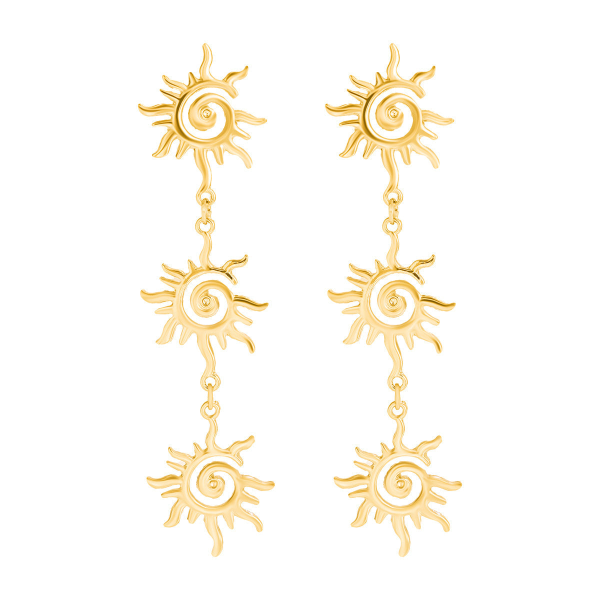 Thread Single Layer Necklace Simple Sun - Simple Sun Necklace Perfect for Your Stud Earring Duo