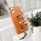 Three Bread Leather Wrist Strap Phone Case - Three Bread Leather Wrist Strap Phone Case Red Book