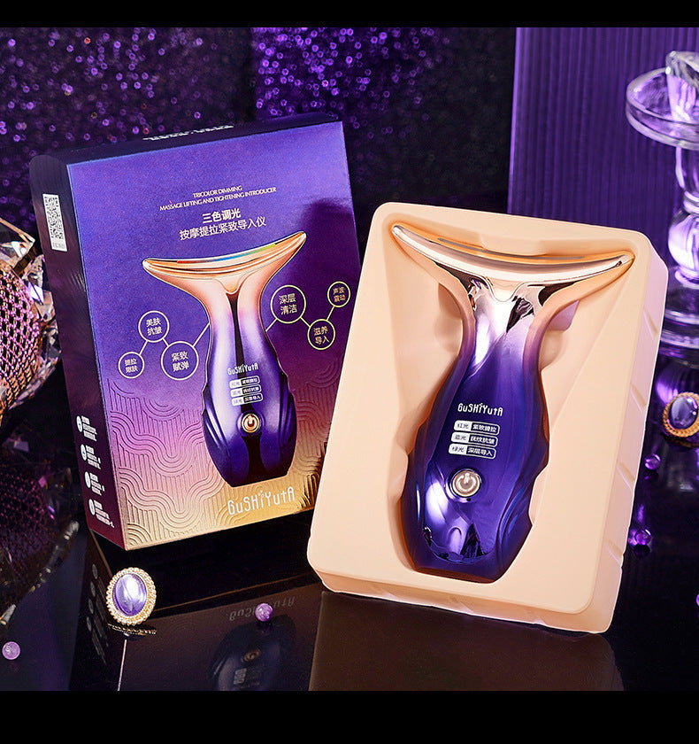 Dimming Massage Lifting Device for Skin Tightening and Rejuvenation - Three-color Radiant dimming massage lifting