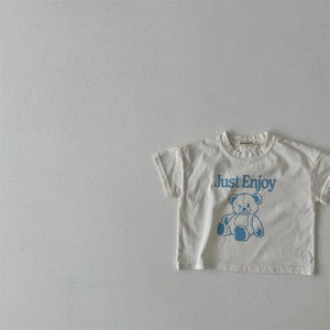 Unisex Cotton T-Shirt for United States Shopping in CHF Currency - Toddler Bear Tee Mini Fashionistas and Cuddly Bears