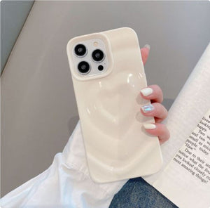 United States Love Wave CHF Phone Case Durable Shockproof TPU Shell - Three-Dimensional Pleated Sleeve united states