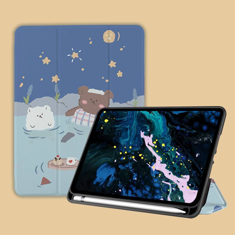 Three fold silicone shell - Three Fold Silicone Shell for iPads Bring the Fun