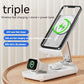 Three-in-one Magsafe Wireless Fast Charging Folding Mobile Phone Magnetic Bracket Vertical Power Bank - Three-in-One