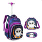 Three-piece Trolley Bag For Primary School Students - Tote-ally Awesome Trolley Bags for School Adventures