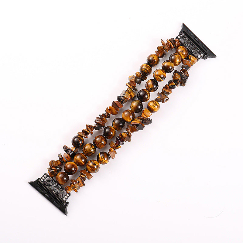 Tiger Eye Sun Stone Jewelry Strap for Original Suitable Accessories - Teleplus original stone strap suitable jewelry